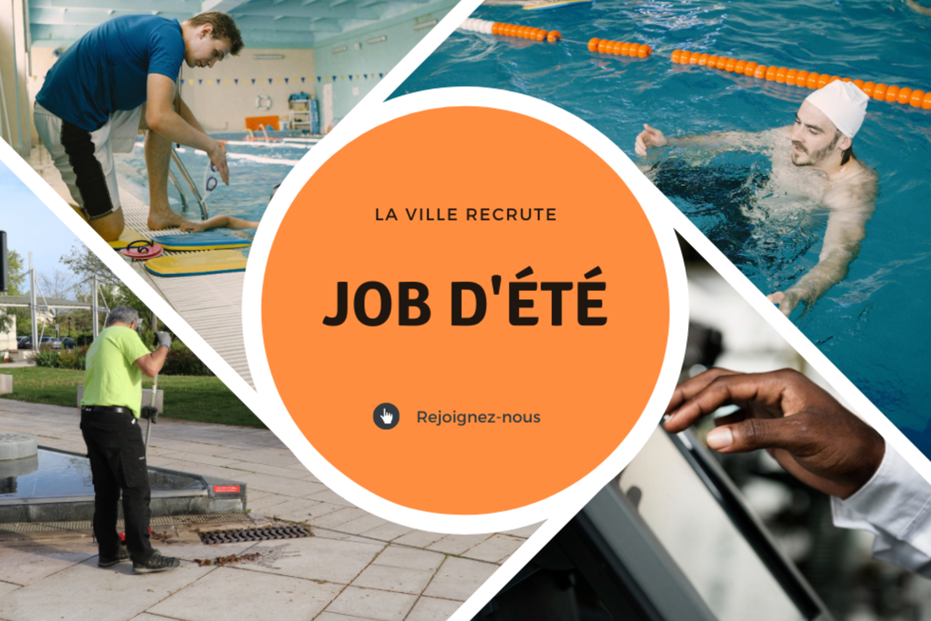 Job d'été : la Ville recrute