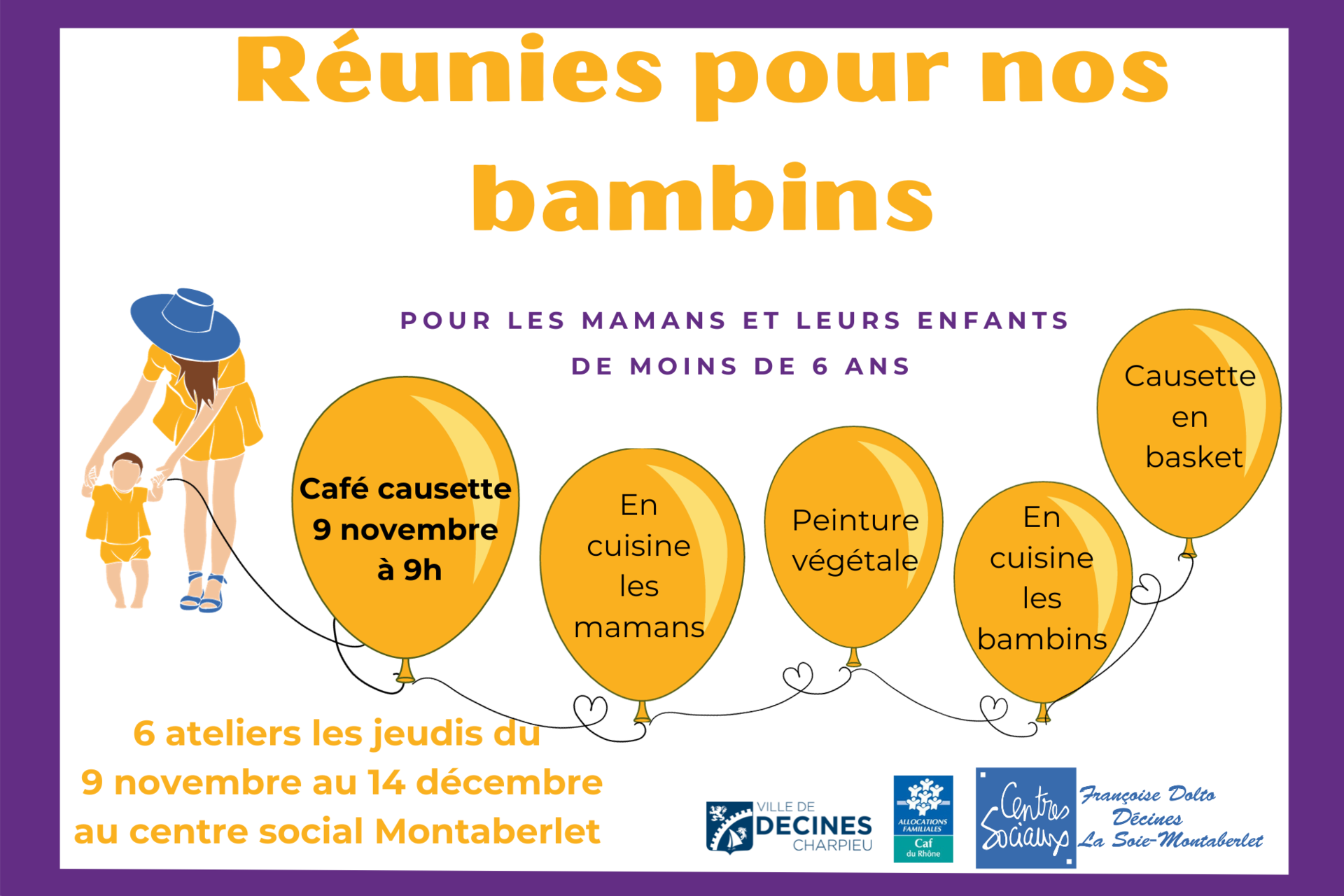 Réunies pour nos bambins